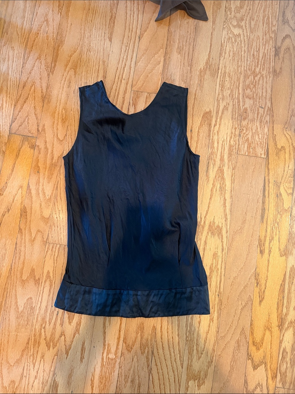Classic Black Sleeveless Women's Top